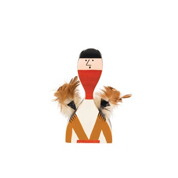 Wooden Doll 手繪常民藝術木偶 No.10