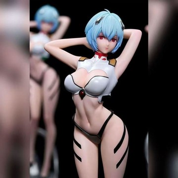 【全款】夏日女友綾波麗地臺版新世紀福音戰士 手辦雕像模型生日禮物 禮物生日禮物 禮物