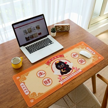 [窩在家] (預購) 北港武德宮・虎爺財氣滿滿滑鼠墊 招財