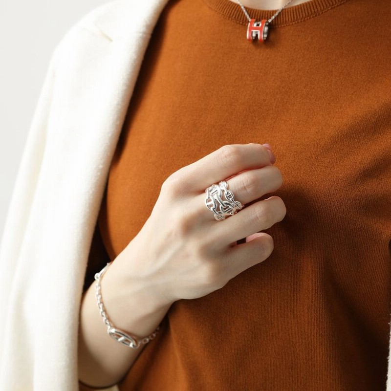 HERMES エルメス リング シェーヌダンクル アンシェネ GM Chaine d  