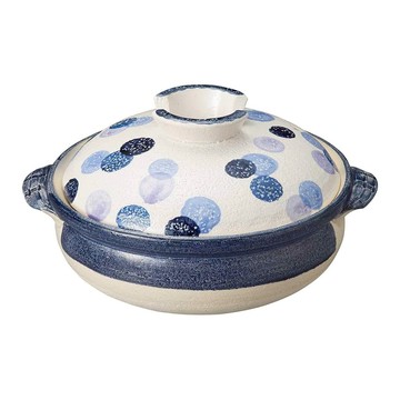 9號深型砂鍋-水玉 3.4L 陶瓷材質  28.5cm  1個