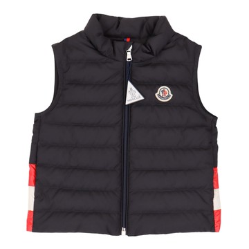 Moncler Enfant Kids 嬰幼兒海軍藍羽絨背心
