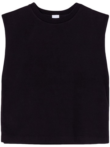 RE/DONE - sleeveless tank top - women - Supima Cotton - M - Black