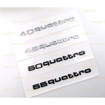 Audi 奧迪 字標 黑色 車標 後標 字母標 字母 etron e-tron 40 45 側標 55 QUATTRO