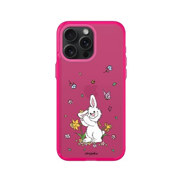 iPhone 15 Pro Max Clear 粉漾桃 - Suzy's Zoo - 花園裡的Lulla