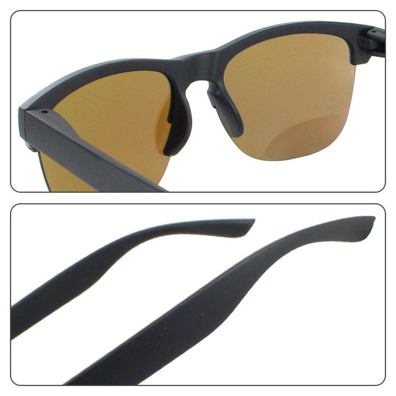 クリアフレーム ラップアラウンドサングラス 100% クリアフレーム