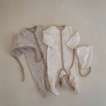 Peekaboo peekabi附帽連身衣｜寶寶套裝 嬰兒套裝 嬰幼兒套裝 女寶 寶寶衣服 韓國童裝