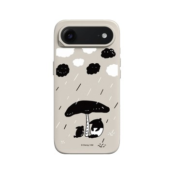 iPhone Air SolidX 貝殼灰 - 馬來貘 Laimo - 下雨了(透明款)