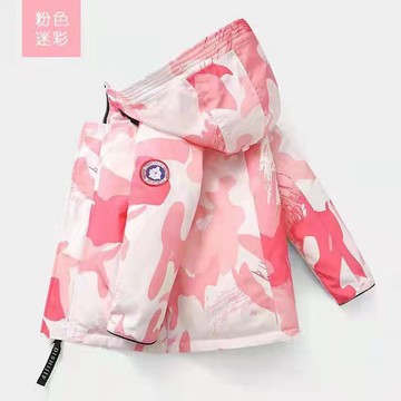 2021兒童大鵝中長羽絨服親子裝中大童加厚童裝外套男女孩外套