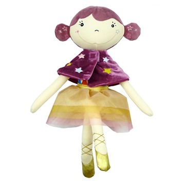 EBULOBO 魔法馬戲團-走鋼索女孩Betty  亮眼俏麗外型  柔軟觸感  訓練手眼協調  Multi-color  1個  33cm