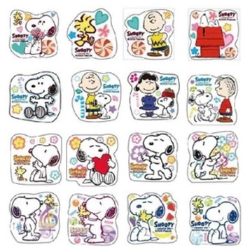 史努比SNOOPY 繽紛系列 防水裝飾貼紙(隨機出貨)