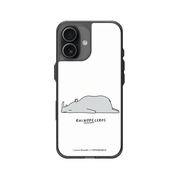 iPhone 17 Clear (相機按鈕) 酷墨灰 - ilovedoodle (Lim Heng Swee) - Rhinopeceros 犀牛