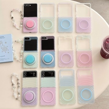 高級透色 波漾磁吸 三星 z flip7 flip5 flip6 flip 3 4 5 6 7 手機殼 防摔 保護套