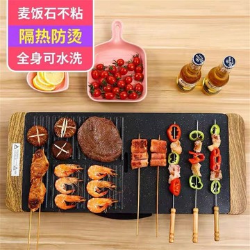 電烤盤 烤盤 電烤盤外賣電燒烤爐迷你電烤爐家用烤肉鍋烤串機烤肉盤「中秋特惠」