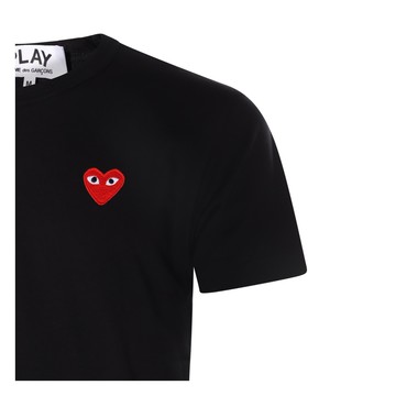 Comme Des Garcons Play - Black Cotton T-shirt