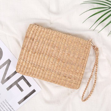 草编钱包  编织钱包  晚装手拿包  草编包  柳条包  手工小袋