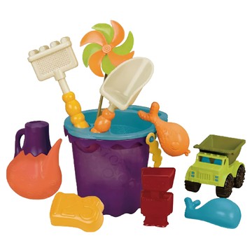 B.toys 光腳ㄚ沙灘包  顏色隨機  880g  1組