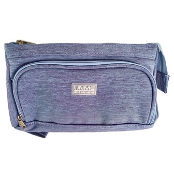UnMe Have Fun 三明治筆袋 大容量耐用  牛仔  1個