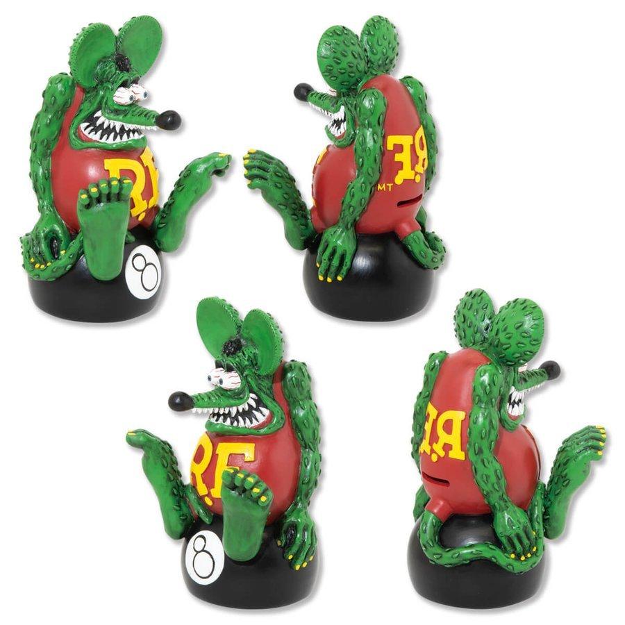 ラット フィンク Rat Fink コイン バンク (貯金箱) 8ボール スタチュー 人形