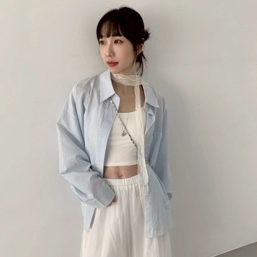 ATTENTION-att made!理性浪漫!鐵標直條襯衫