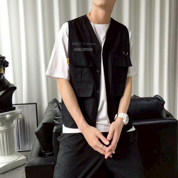 工裝背心 情侶款 大口袋 工作背心 男生背心 女生背心 背心 機能背心【MN09】