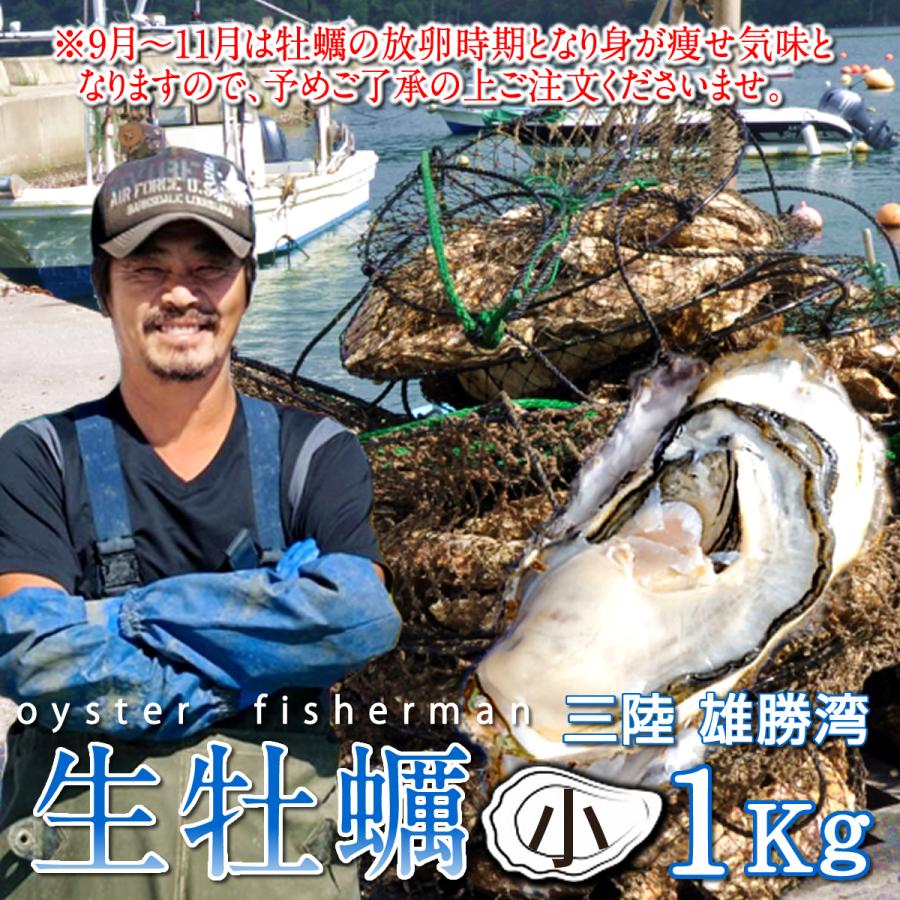 生牡蠣 生ガキ S 10個［1kg］殻付き 生食用 生カキ 宮城県産 お取り寄せ バーベキュー［お歳暮 ギフト プレゼント］