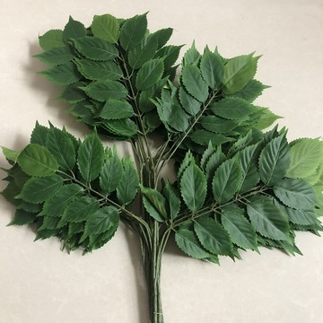 仿真樹葉 假樹葉 仿真桑樹葉樹枝櫸樹葉菩提葉香樟樹葉綠葉子假桑葉桃樹葉榕樹枝葉