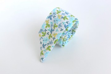 髮帶 - 藍葉綠葉