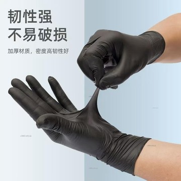 免運🚀噴漆手套油漆工專用耐溶劑稀釋化學室防腐蝕一次性丁腈修車 染髮 美容 刺青 紋眉耐油防滑洗車打蠟手套 nq4y9
