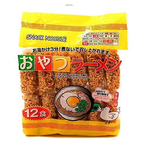 新栄食品 三菱食品 おやつラーメン チキン味 12食