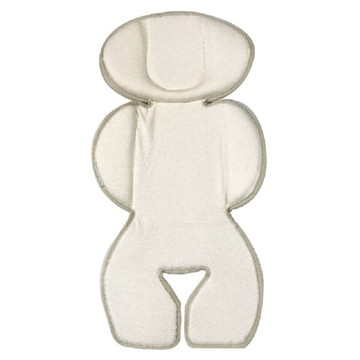 COMFi 冬暖夏涼四季車墊，透氣舒適，防窒息，雙面設計，抗菌防螨，不刺激寶寶肌膚  米色  1個