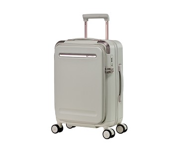 【eminent 萬國通路】全面9折★KK75 Vista 上掀式煞車輪防爆拉鍊箱 20吋(緋紅/荼白/新霧黑)