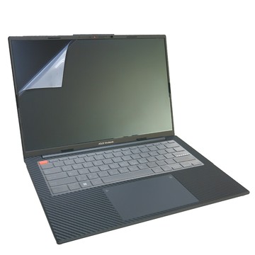 EZstick ASUS S5404 S5404VA 特殊規格 靜電式筆電LCD液晶螢幕貼 14吋寬 螢幕貼