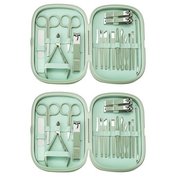 EDISH 修容美甲18件組 216 x 11 x 3cm  顏色隨機  2組