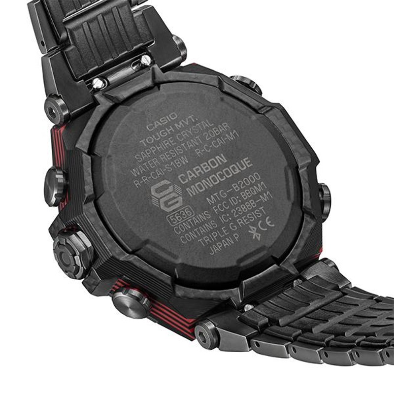 G-SHOCK MT-G カーボン 軽量化モデル MTG-B2000YBD-1AJF メンズ 腕時計 ...