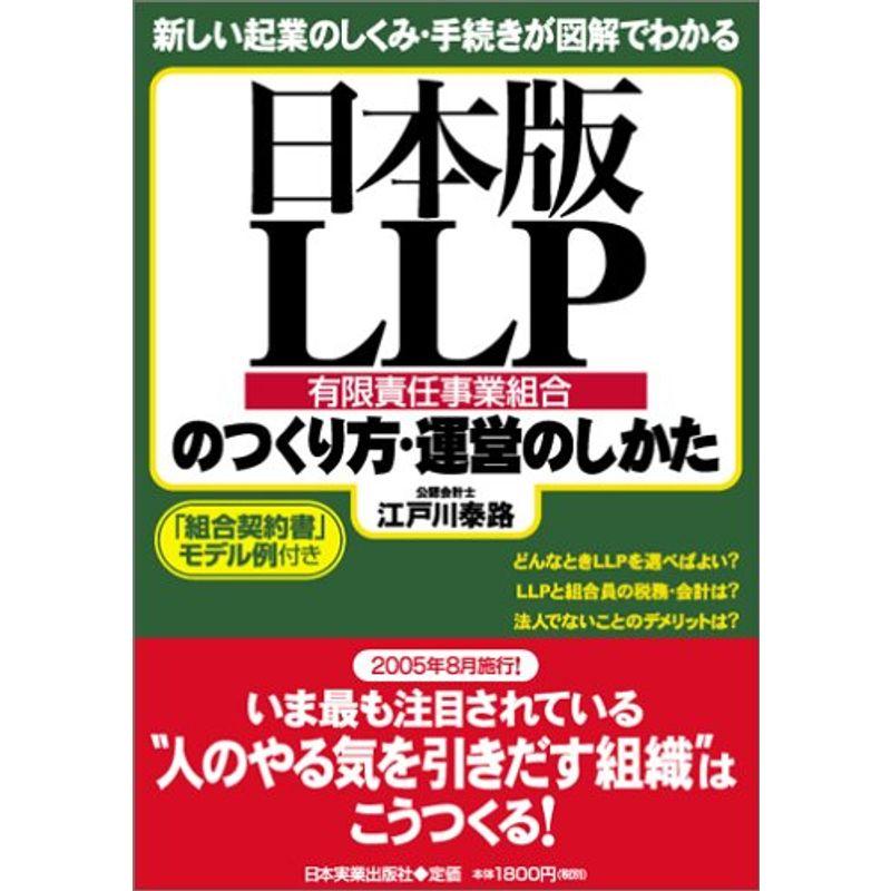 日本版LLP(有限責任事業組合)のつくり方・運営のしかた