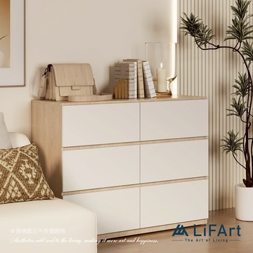 【LiFArt】Starry 六抽斗櫃(免組裝/系統家具/月光斗櫃)