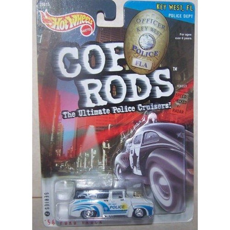 56 Ford フォード Truck 2000 Cop Rods Series 2 Hot Wheelsミニカー