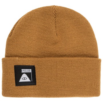 POLER DAILY DRIVER BEANIE 山形眼反摺針織毛帽 / 咖橘色
