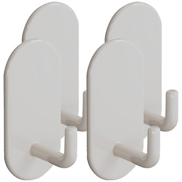 小麥購物 奶油風居家鐵製掛鉤 L2338 1鈎  鐵灰色  4個