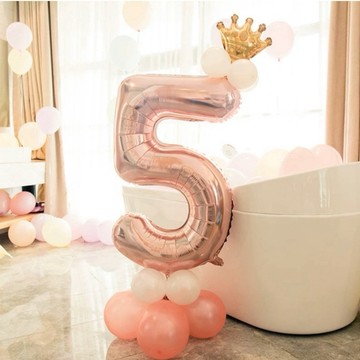 立柱數字 數字氣球 【🇹🇼台灣現貨】  生日派對 數字引路 佈置 紀念日 歲數 會場佈置 派對裝飾 生日背景 週年慶