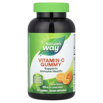 Nature's Way, 維生素 C 軟糖，橙味，120 粒軟糖（每粒軟糖 125 毫克）
