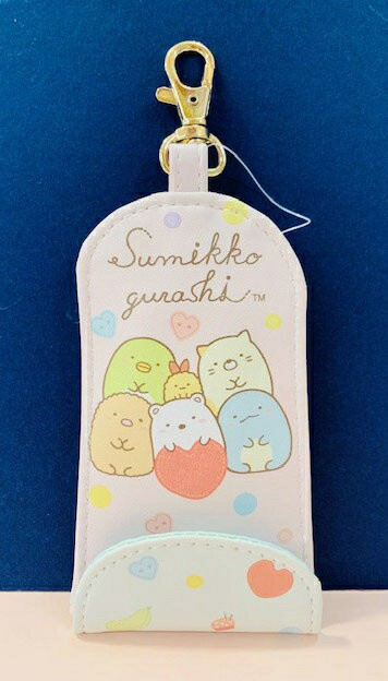 【震撼精品百貨】角落生物 Sumikko Gurashi SAN-X 伸縮鑰匙包-愛心#48150 震撼日式精品百貨