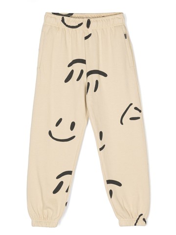 Molo - Adan organic-cotton track pants - kids - Organic Cotton - 104 - Neutrals