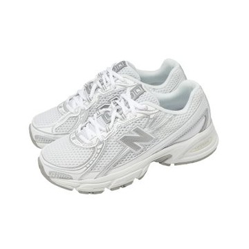 New Balance NB 休閒鞋 740 寬楦 大童 女鞋 白 銀 復古 緩震 老爹鞋 GR740WM-W