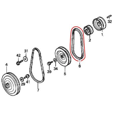 ホンダ ホンダ除雪機純正パーツ オーガベルト Vベルト 対応機種HS70