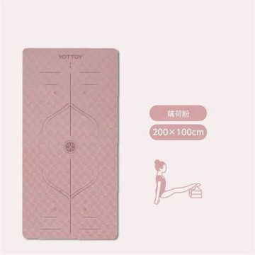 加厚瑜伽墊 200cm*100cm-15mm減震靜音地墊