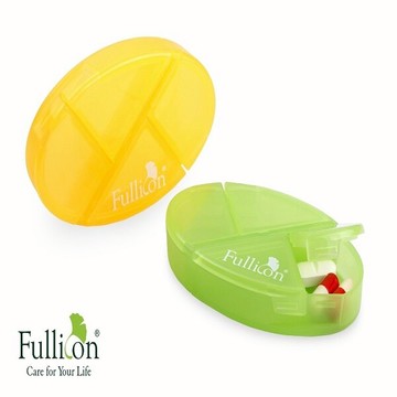 【Fullicon 護立康】鵝蛋造型保健盒(綠/黃)