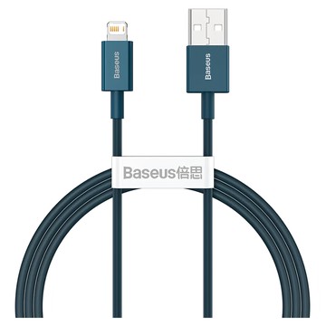 Baseus 倍思 優勝系列 USB to IP 2.4A 快充數據線  2m  藍色  1個