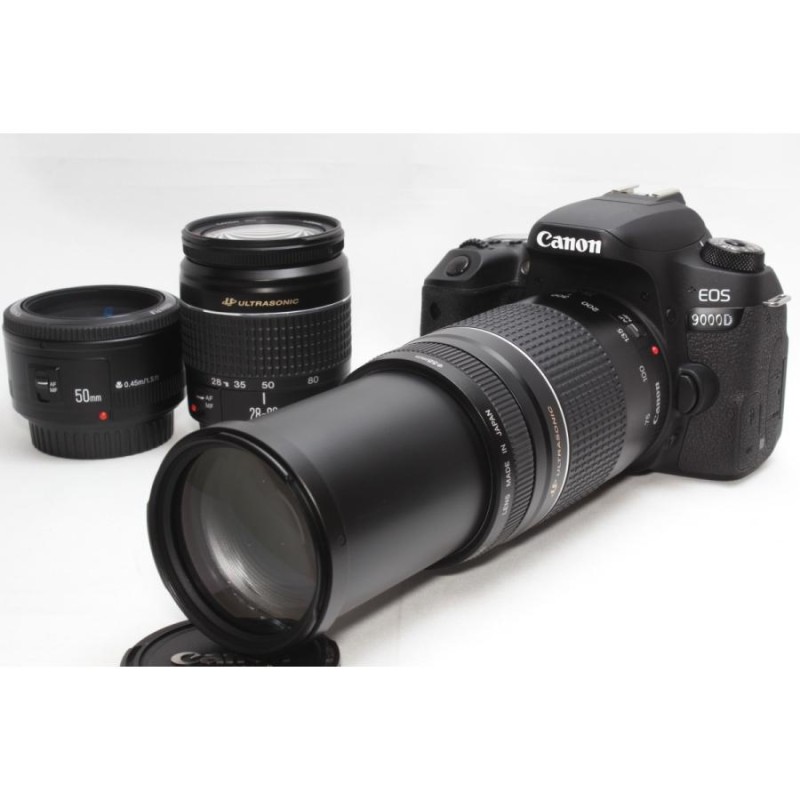 Wi-Fi対応♪ Canon EOS 9000D 望遠ダブルレンズセット Wi-Fi対応♪ Canon EOS 9000D 望遠ダブルレンズセット ショット数極少
